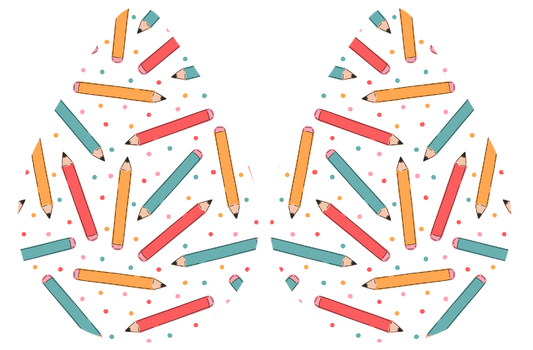 Mini Pencil Earrings