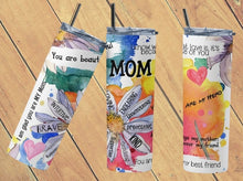 Load image into Gallery viewer, Inspirational Mom Tumbler
