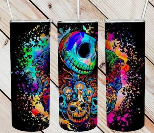 Jack Skellington Water Color Tumbler