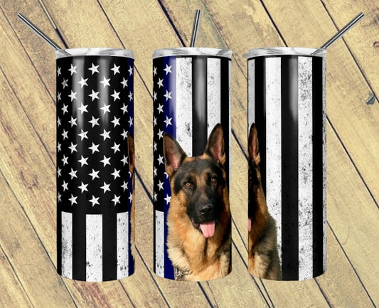 K9 Flag Tumbler
