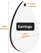 Load image into Gallery viewer, Orange Plaid Earrings
